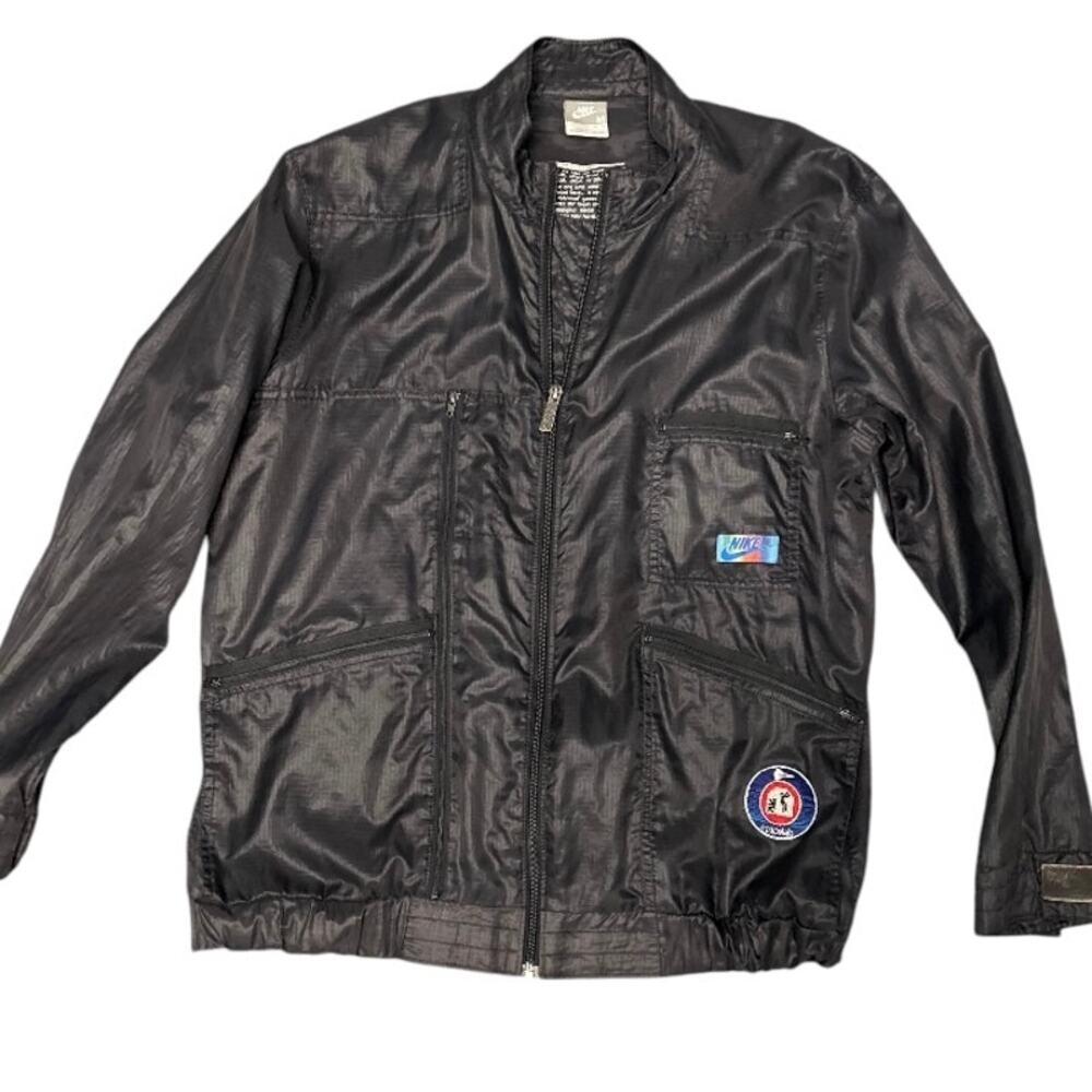 One of a Kind Vintage 1984 Nike Carl Lewis Windbreaker Rare Spacelab Patch Men M